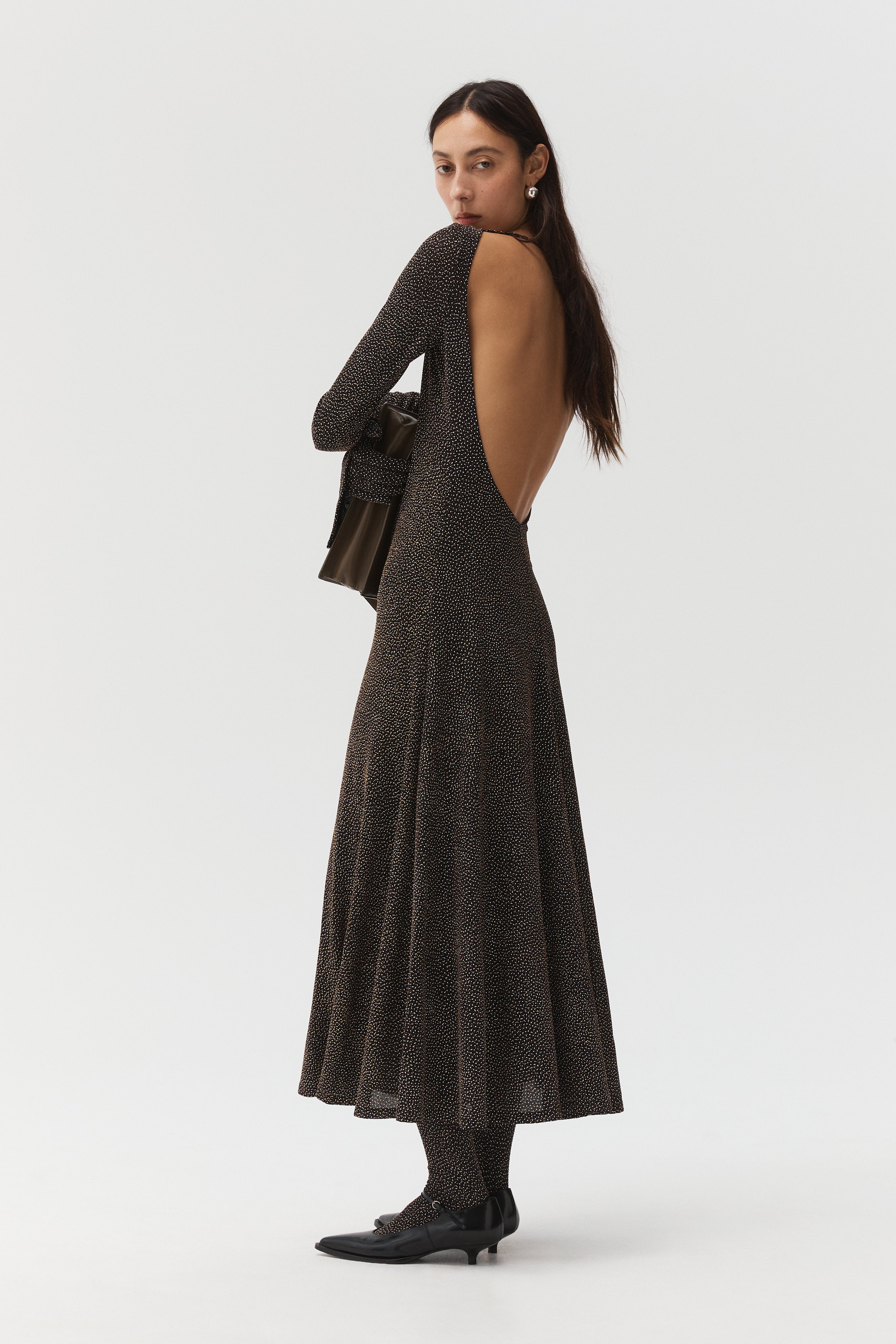 strapless open back dress Beaufille Black & Gold Baes Open Back Maxi Dress strapless open back dress Beaufille Black & Gold Baes Open Back Maxi Dress
