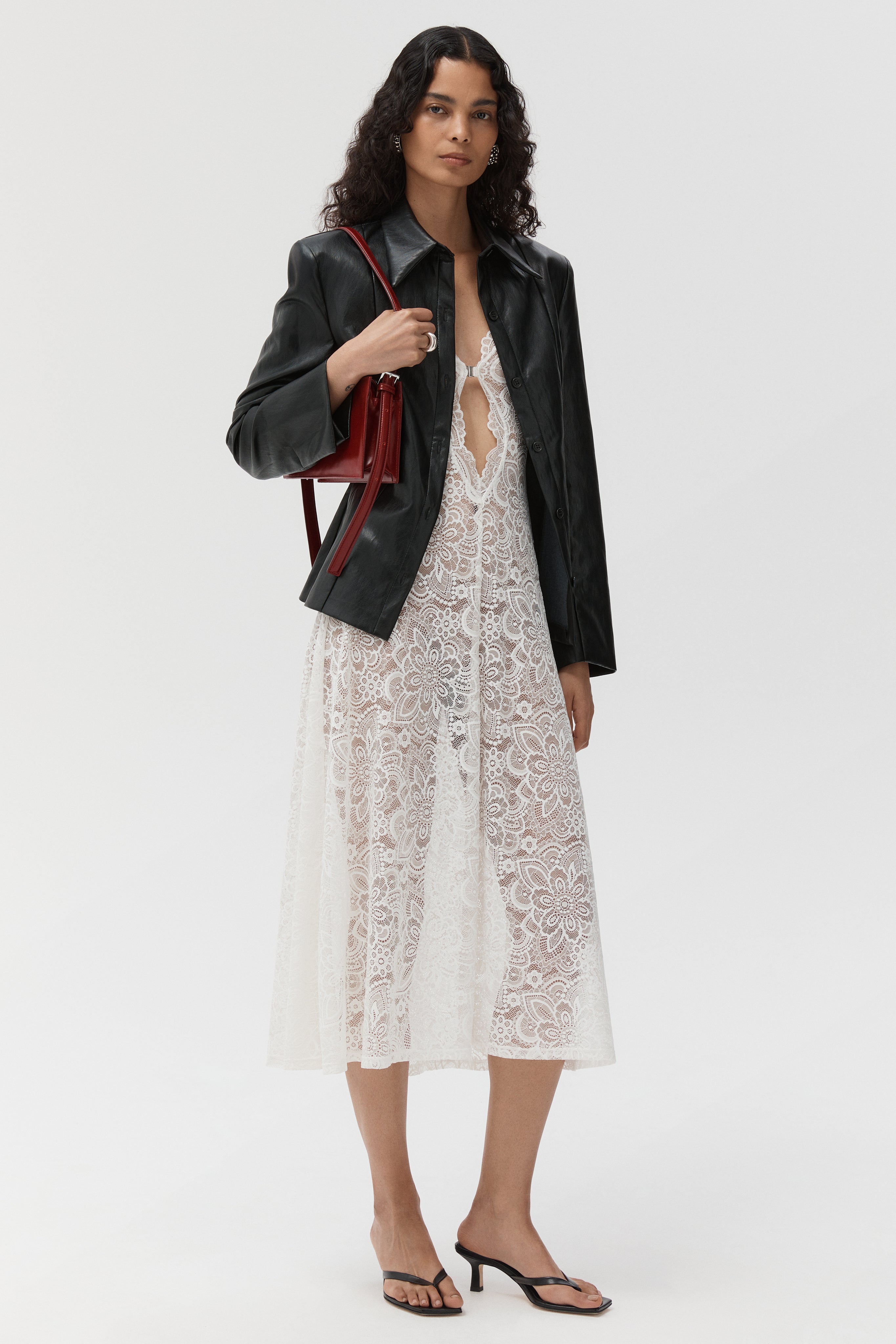beaufille white lace dress Beaufille White Lotta Maxi Dress