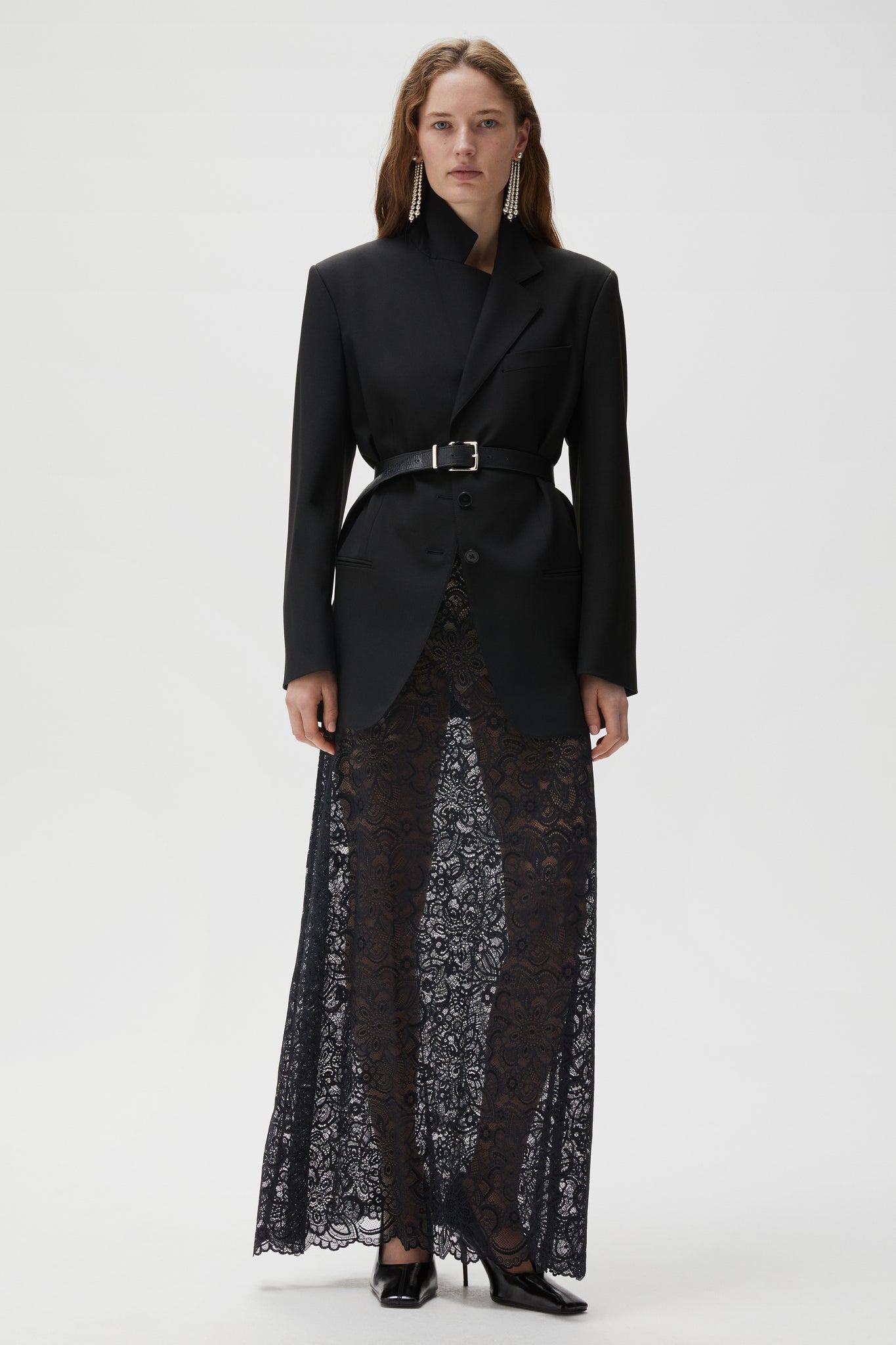 beaufille lace dress Beaufille Red Sassen Maxi Dress