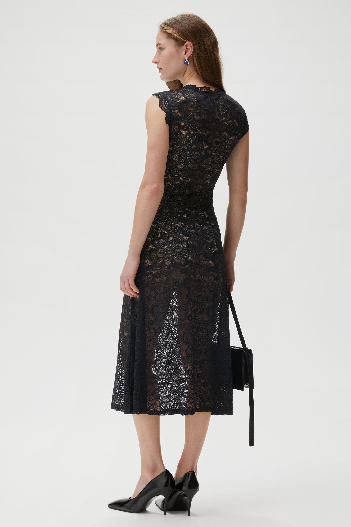 Silva Dress in Floral Lace